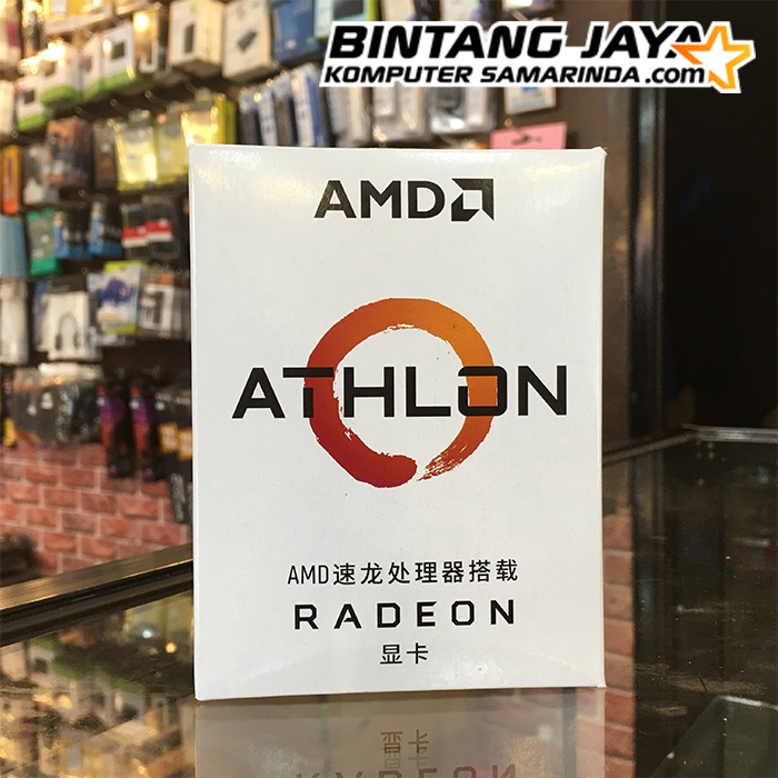 Prosesor AMD Athlon 3000G Processor with Radeon VEGA 3 Graphics Clockspeed 3.5 GHz L3 Cache 4MB