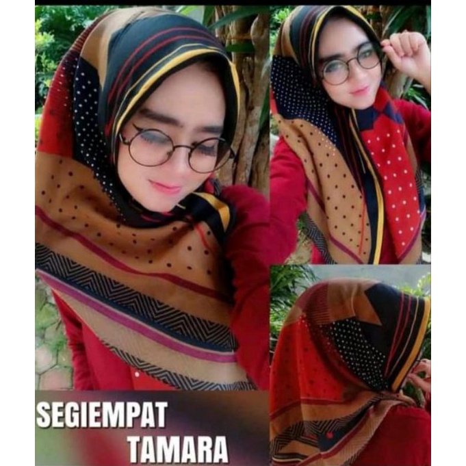 Hijab denay segi empat Lasercut MS Hijab /kerudung motif terbaru-Ms 49