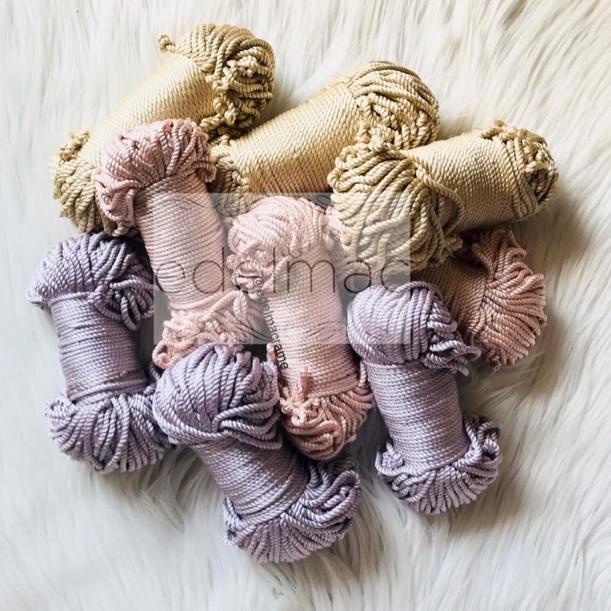 [PRODUK 7HGVT] Benang | Tali Polyester edelmac Macrame Weaving handycraf HTL