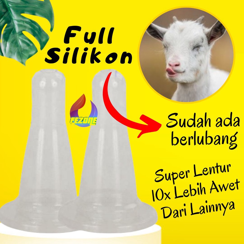 Dot Kambing Domba Cempe Silikon Anti Sedak Nipel Silicone FEZONE