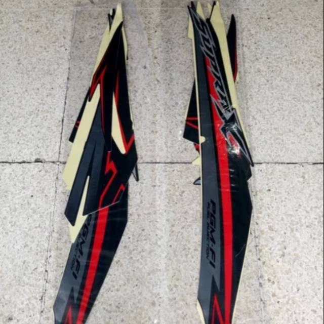 Striping-lis-sticker supra x 125 fi 2018