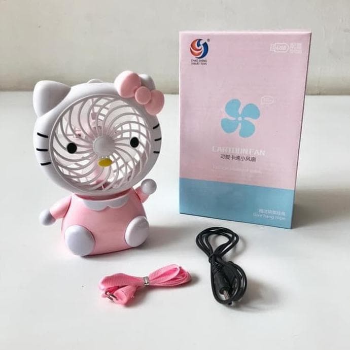 Kipas angin mini / usb / doraemon / hello kitty - 1180