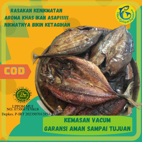 IKAN ASAP CAKALANG FUFU Grosir berat kotor setelah diasap 5 kg