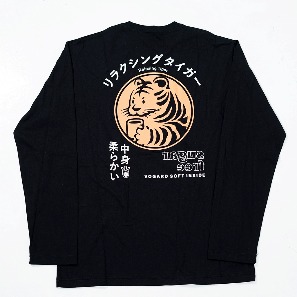 Vogard T-shirt Long Sleeve Relaxing Black