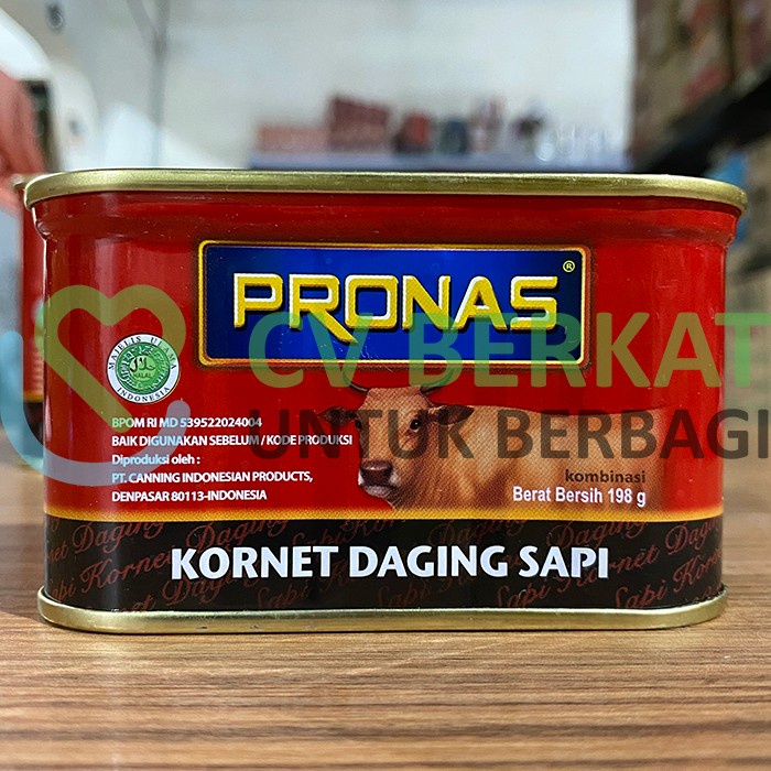 

Da202X6 Pronas Kornet Daging Sapi 198 G Xa20X1