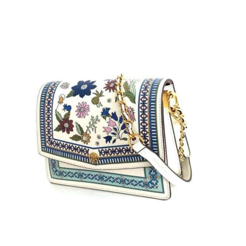 Tory Burch Robinson Floral Shoulder Bag