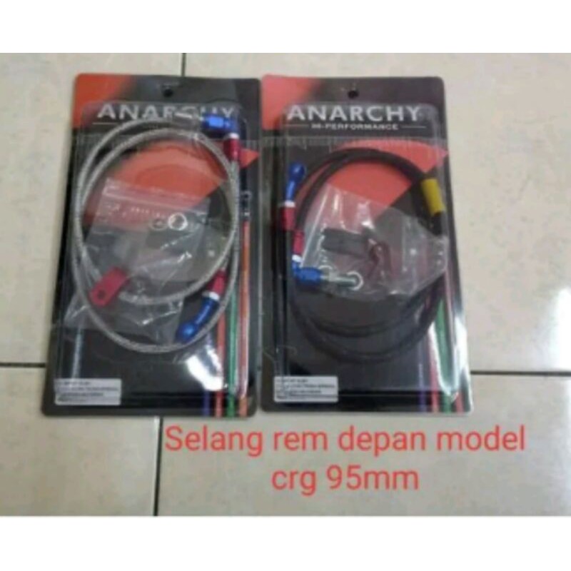 Selang Rem Depan 95cm Serat Universal ANARCHY