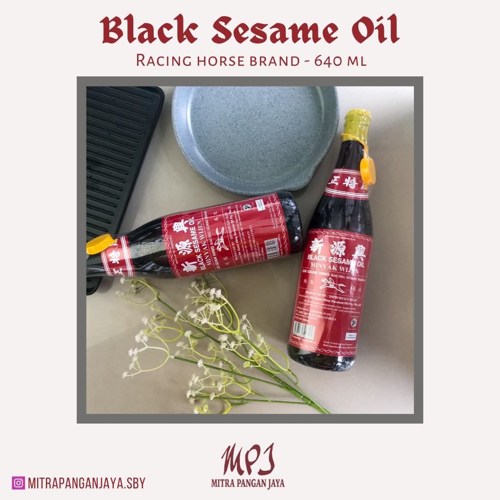 

Racing Horse Brand - Black Sesame Oil 640 ML