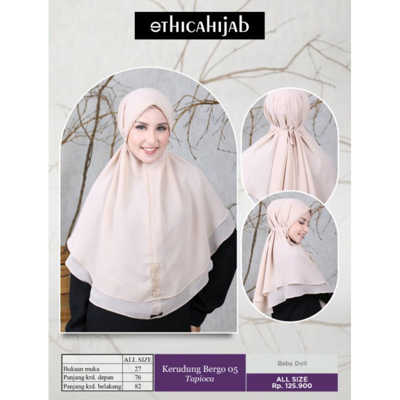 HIJAB INSTAN KERUDUNG BERGO 05 || ETHICA HIJAB