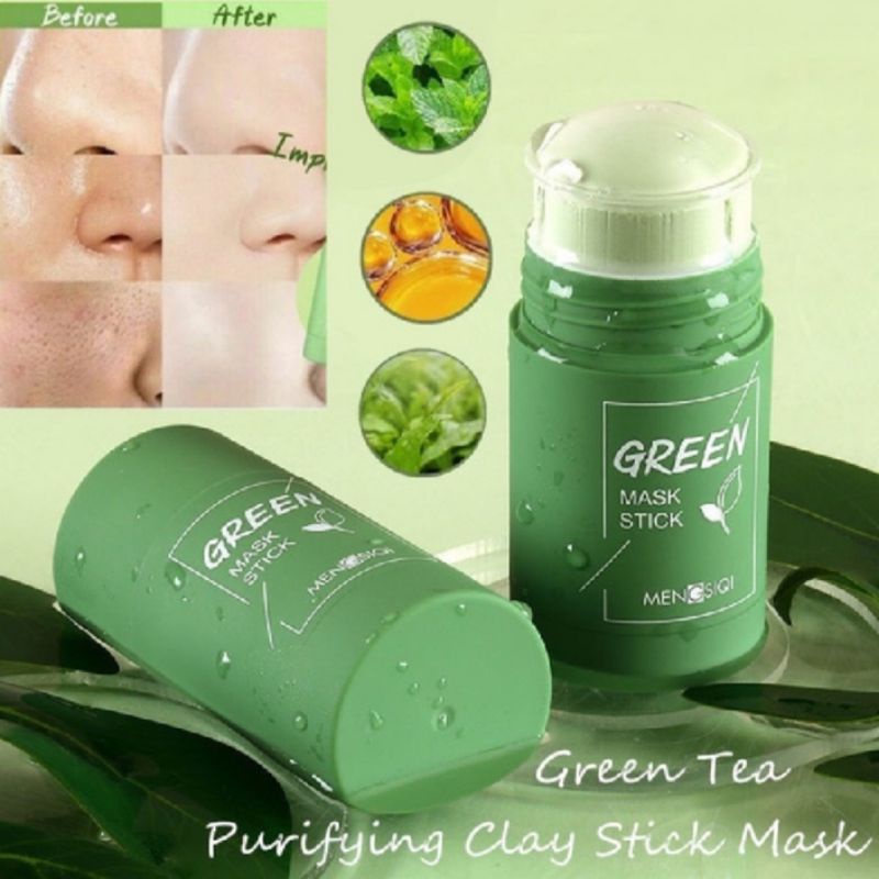 MEIDIAN GREEN MASK STICK UNTUK WAJAH BERJERAWAT ORIGINAL