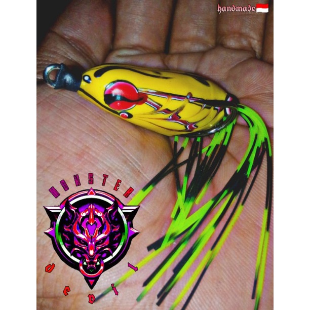 UMPAN CASTING SOFTFROG 5CM TERBARU/UMPAN TIRUAN/UMPAN KARET/UMPAN MANCING/LURE/UMPAN IKAN GABUS