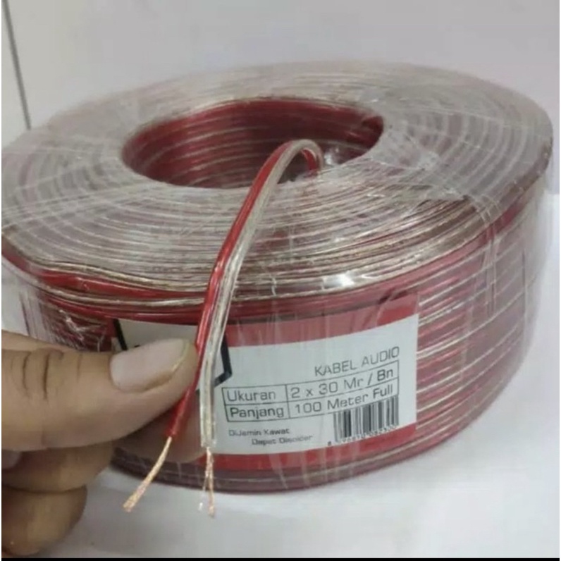 Kabel Listrik Serabut Transparan 2x30