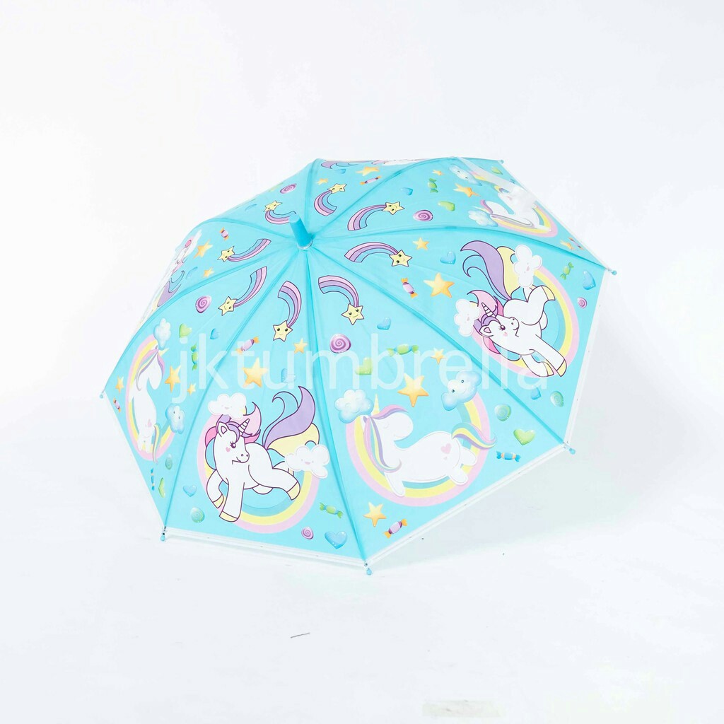 PAYUNG LIPAT ANAK KARAKTER HELLO KITTY LUCU KOREA PEREMPUAN UMBRELLA KIDS MOTIF UNIK IMPORT D49