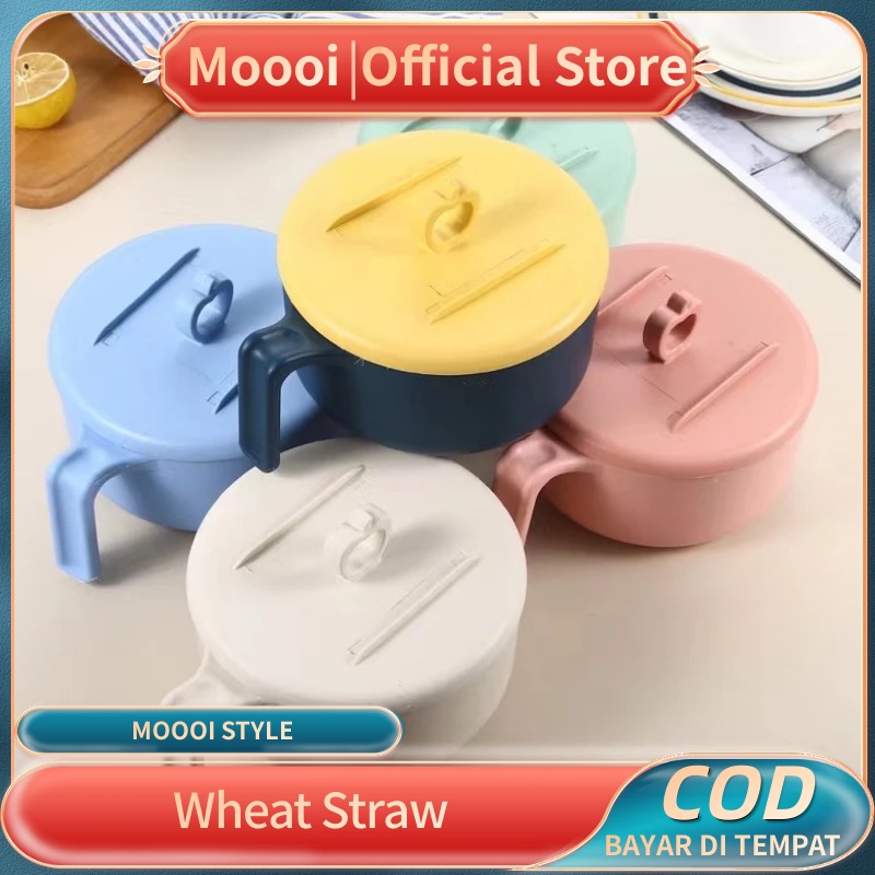 MOOOI Mangkok Makan Praktis Mangkok Saji Wheat Straw