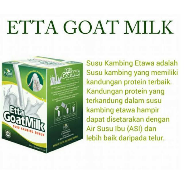 

Susu peninggi badan ETTA GOAT MILK HNI