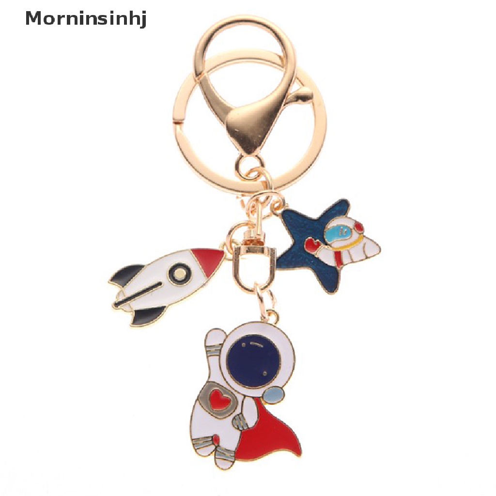 Mornin Gantungan Kunci Astronot Space Travel Collection Keychain Planet Star Galaxy Keyring id