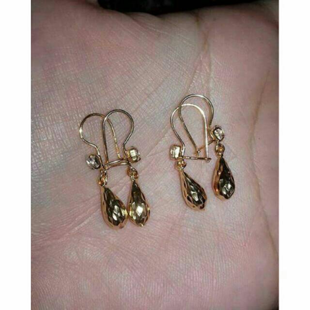 Anting Perak Asli 925 lapis mas
