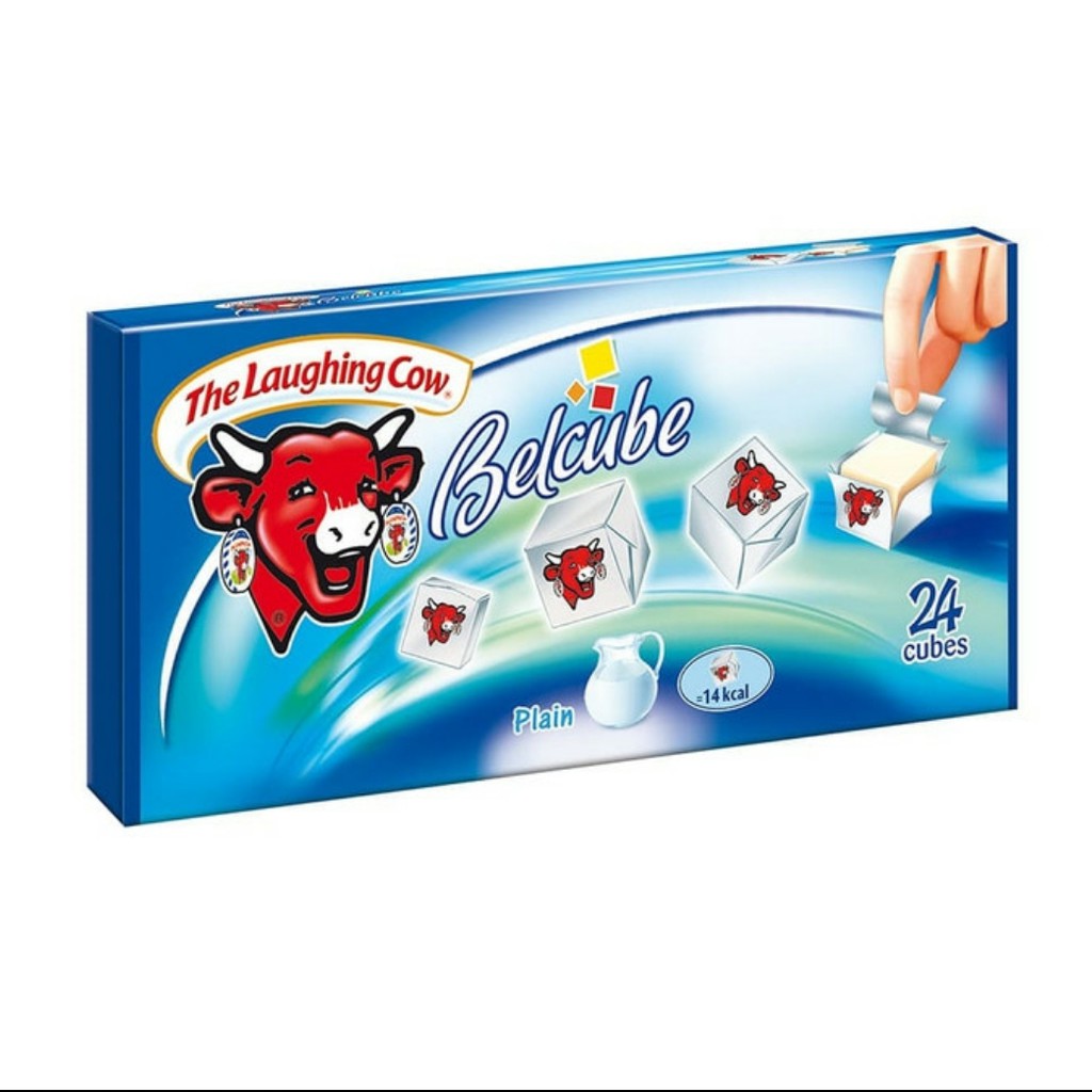 Belcube Cheese Plain 125 gram / The Laughing Cow / Keju Bayi MPASI 125 g