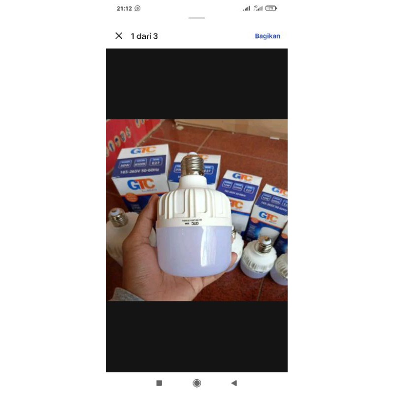 PROMOO LED 10 WATT GTC isi 10 pcs