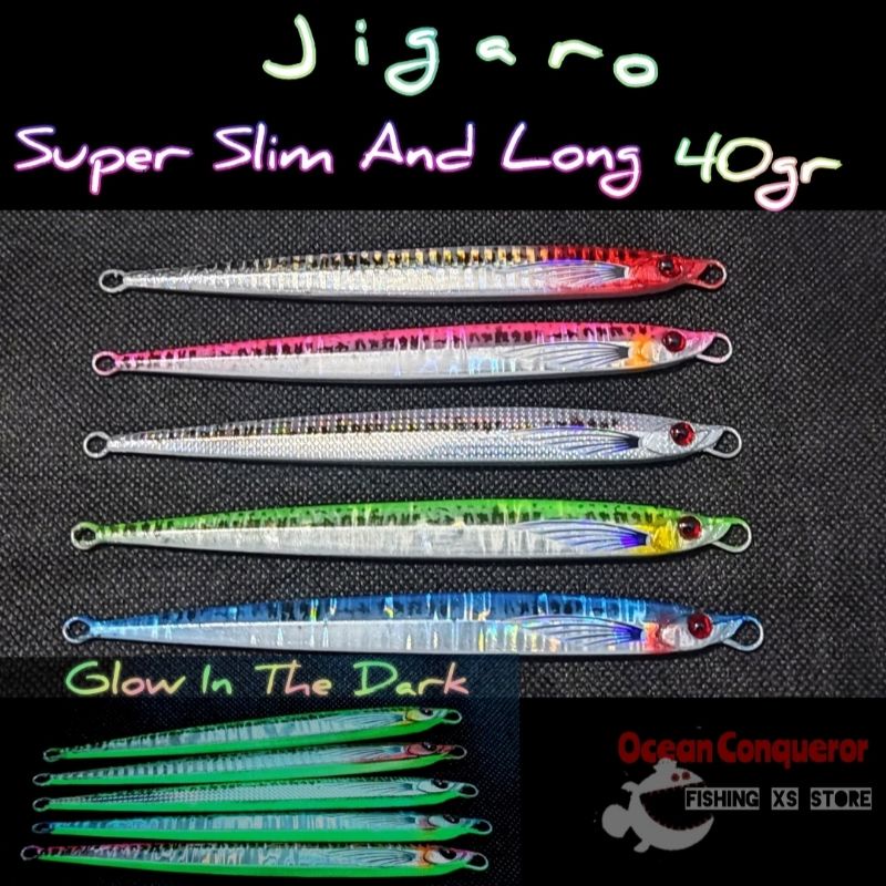 Metal Jig Jigaro 40gr Glow In the dark