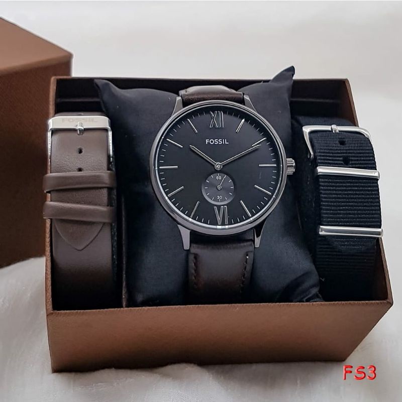 Jam Tangan F0ssl Rubber Kanvas Terlaris Fashion Bisa COD