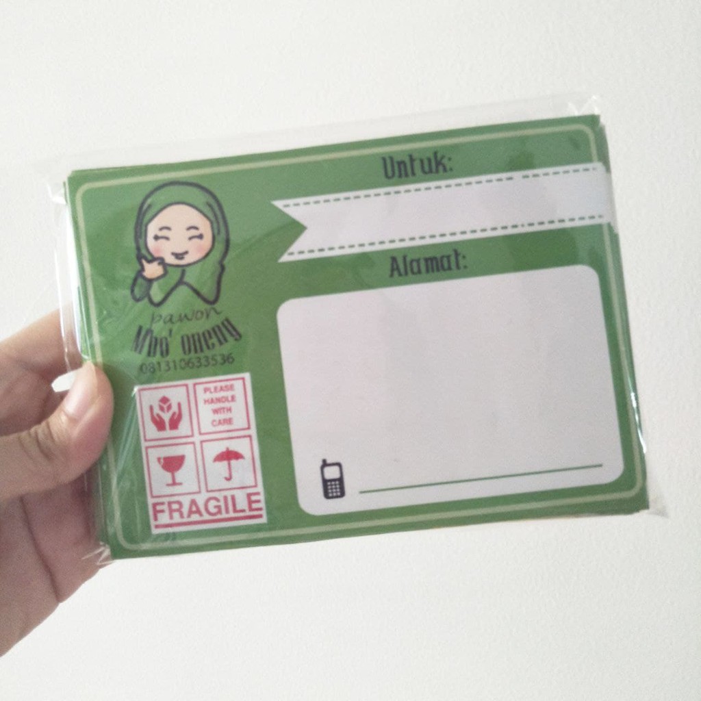 

sticker alamat / sticker ucapan ( 54 pcs )