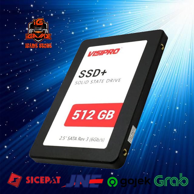 SSD VISIPRO 512GB SATA ORIGINAL 100% MANTUL GAN