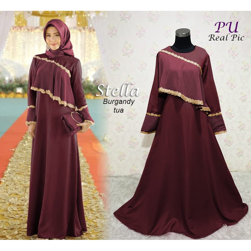 HOPYLOVY - Gamis Wanita Stella Maxi 3594