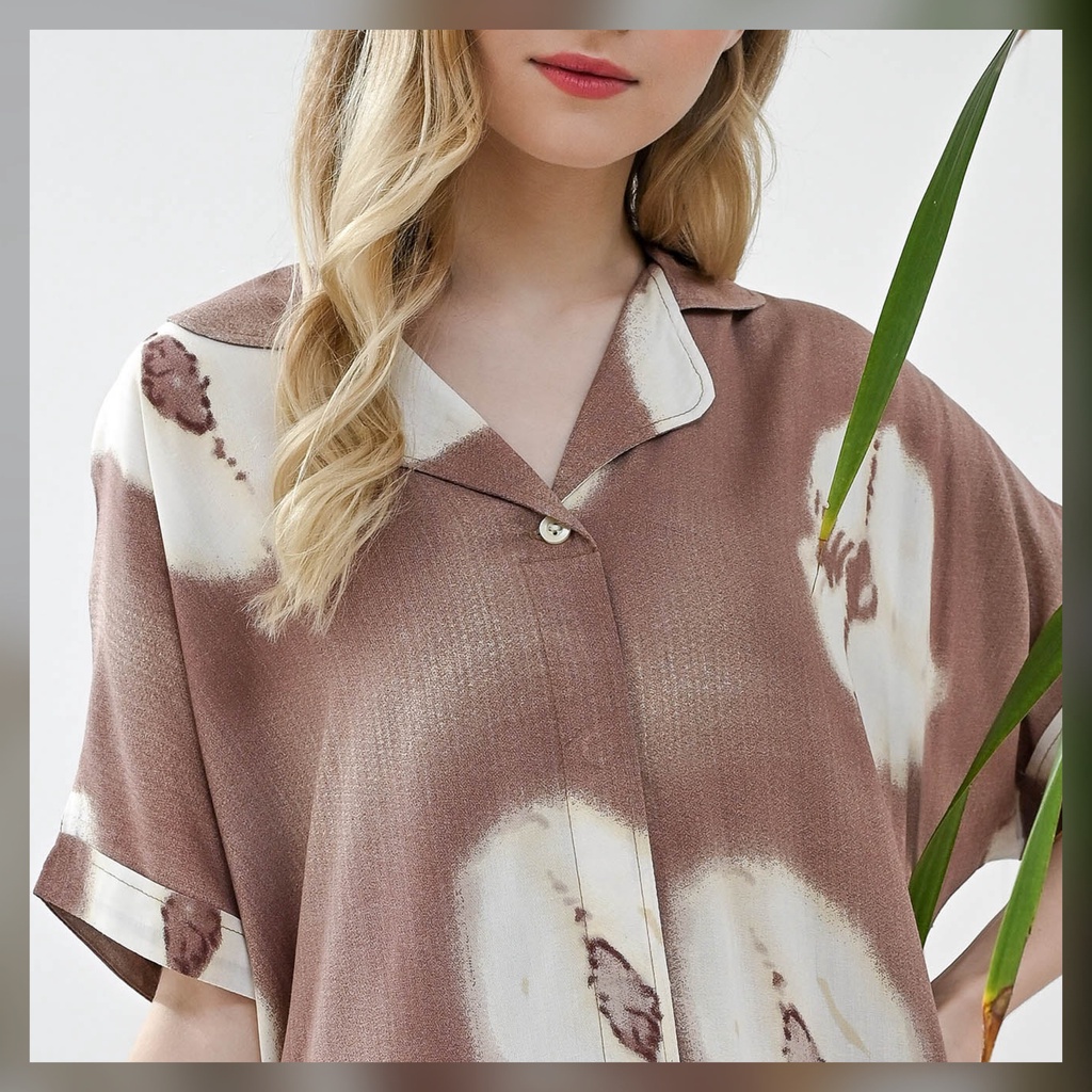 Yoko Nightdress - Sleepwear Daster-Moccacino