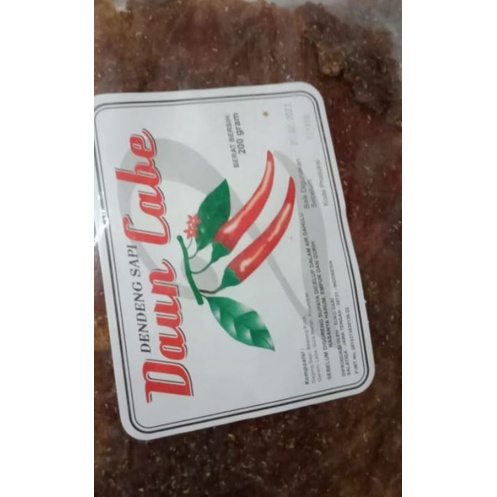 

dendeng sapi daun cabe 200g