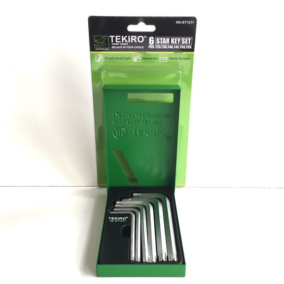 Kunci L Bintang Set 6 pcs (T25-T55) Tekiro