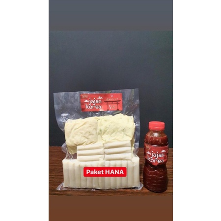 Paket Hana (topokki, odeng & saus)