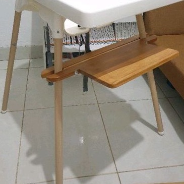 Highchair Footrest (Sandaran Kaki kursi) Sugar Baby, Right Start, dan sejeningnya (KAYU JATI). Sanda