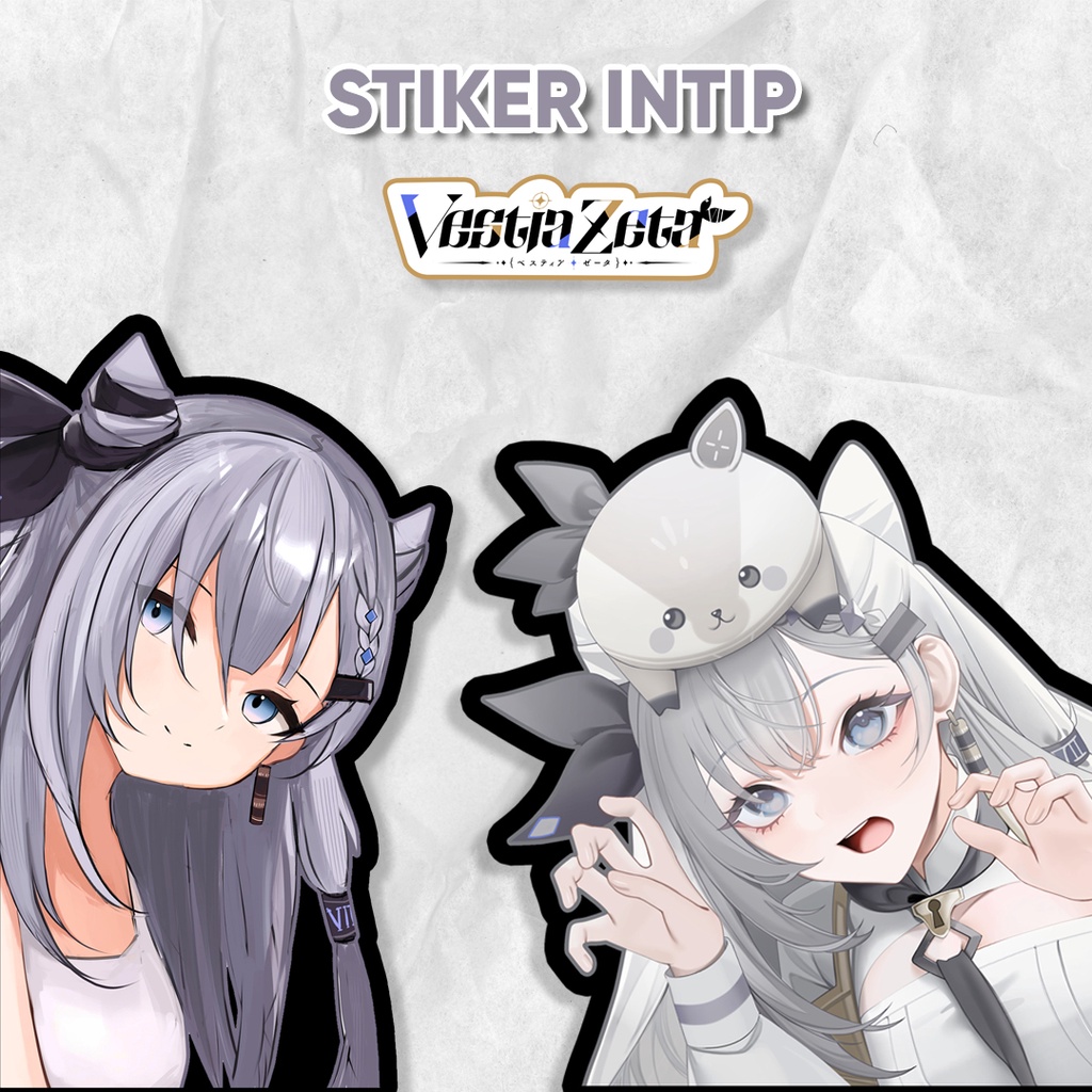

Stiker Intip Samping Vestia Zeta Hololive Vtuber Anime Waterproof