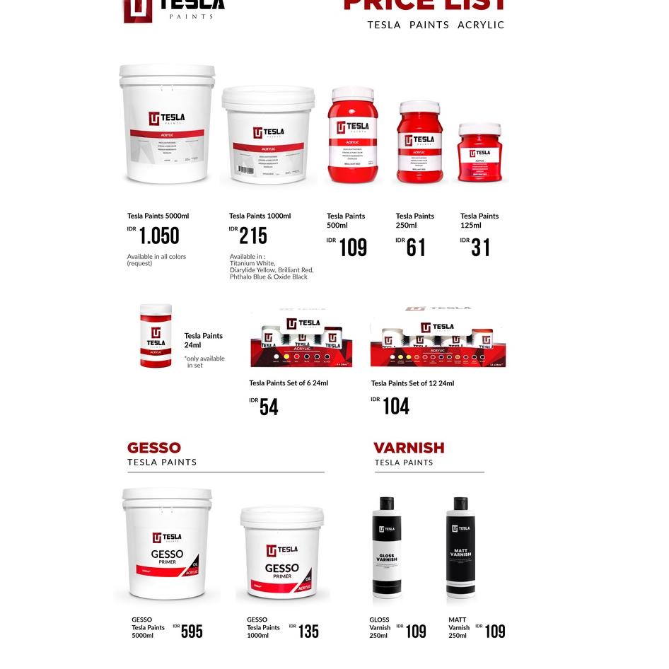 

Grosir Murah TESLA PAINTS - 125ML - GREENISH YELLOW