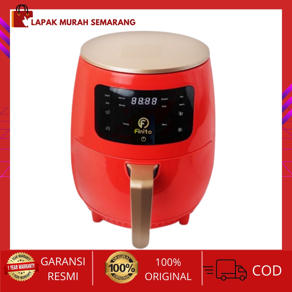 Finito Air Fryer/Mesin Penggoreng Tanpa Minyak Low Watt 650 Watt