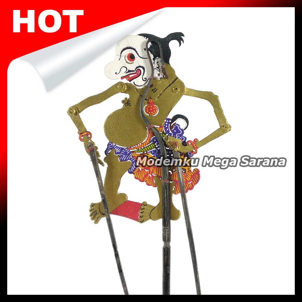 Souvenir Wayang Kulit Mini Caperan Super - Gareng