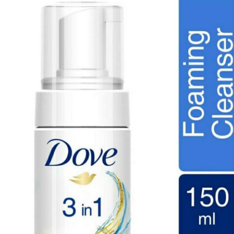 Dove 3 in 1 Make-Up Removing Foaming Cleanser 150Ml