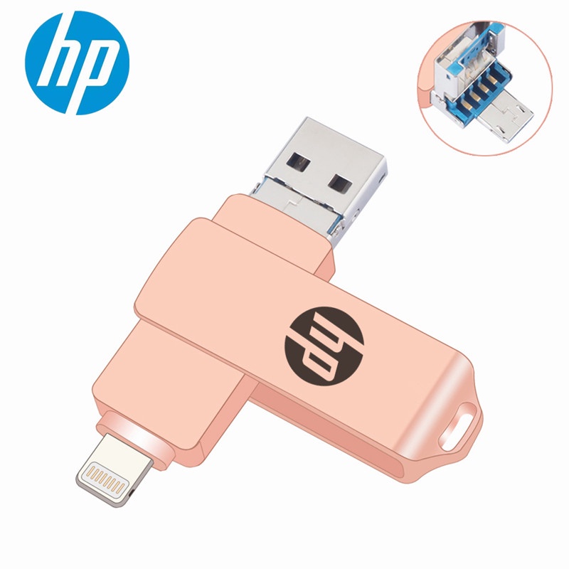Hp Flashdisk OTG USB 3.0 Tipe-c 3 in 1 Kapasitas 512GB Untuk Smartphone