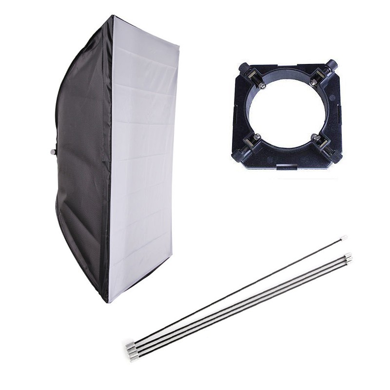 PROMO TaffSTUDIO Payung Softbox Reflektor 50x70cm Universal Flash Mount - Black