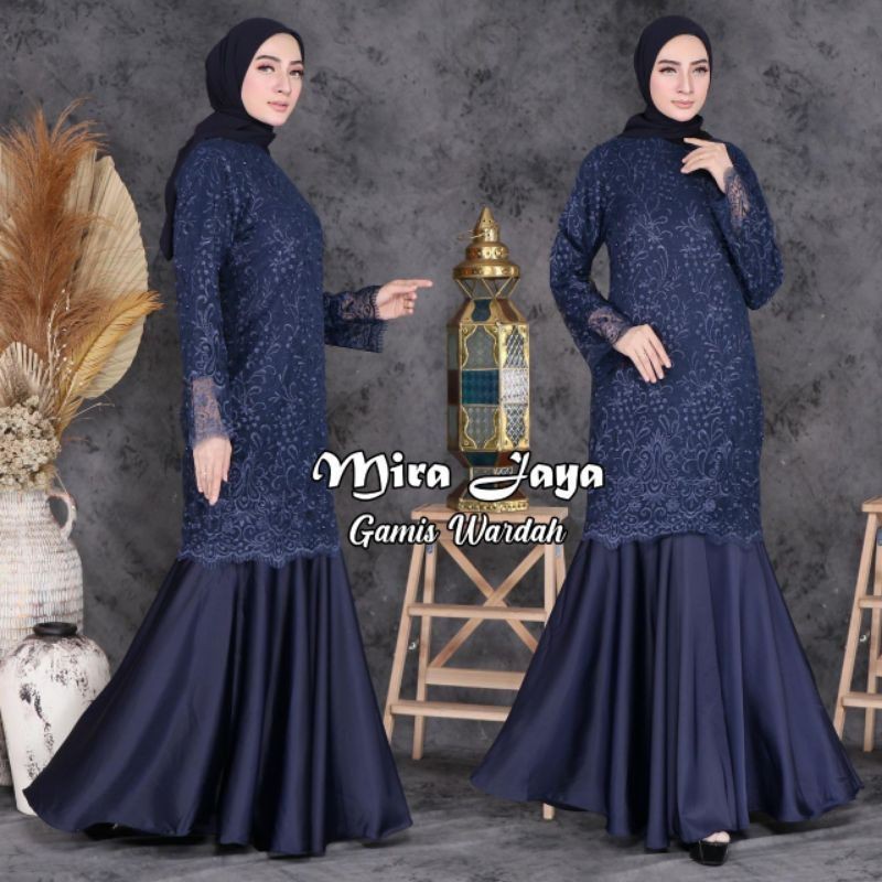 BISA COD/GAMIS OGINAL/GAMIS WARDAH/GAMIS TULLU FULL BORDIR/MIRA