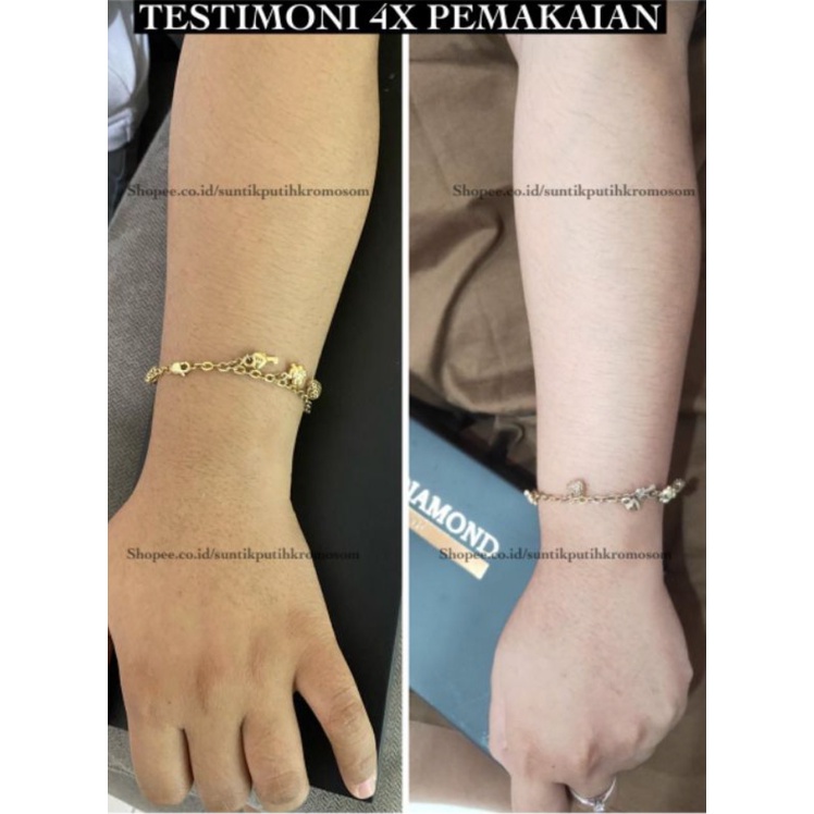 Chromosome Diamond / suntik putih / suntikputih / whitening injection / infus putih / collagen drink