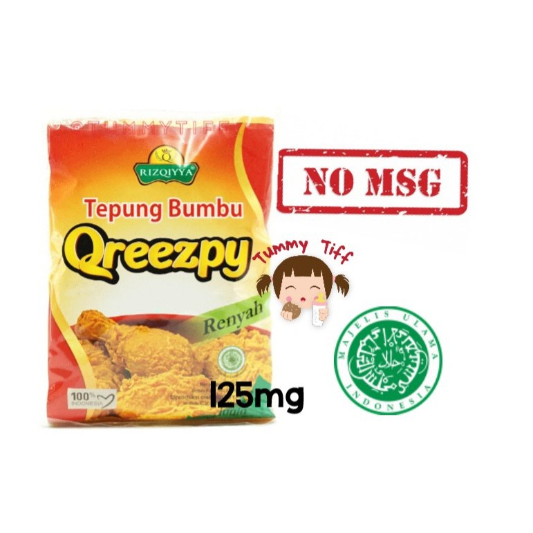 Tepung Qreezpy 125gr NO MSG / Tepung bumbu serba guna NON MSG TANPA MSG / Nafisa Tepung Bumbu