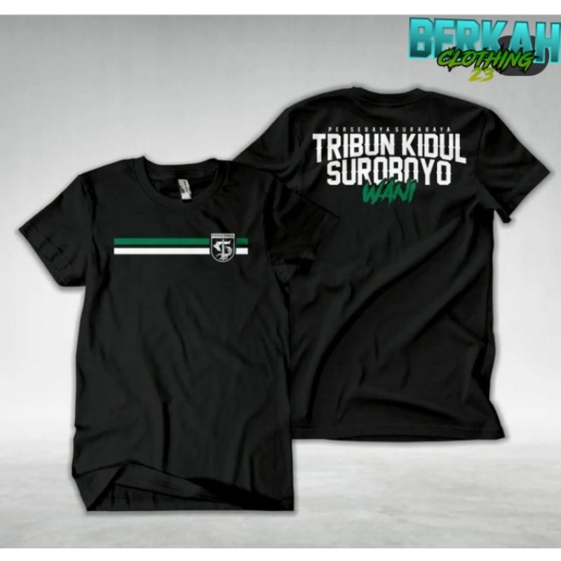 T-shrit kaos Suporter Persebaya Tribun Kidul // Baju Bonek Tribun Kidul // Combed 24s