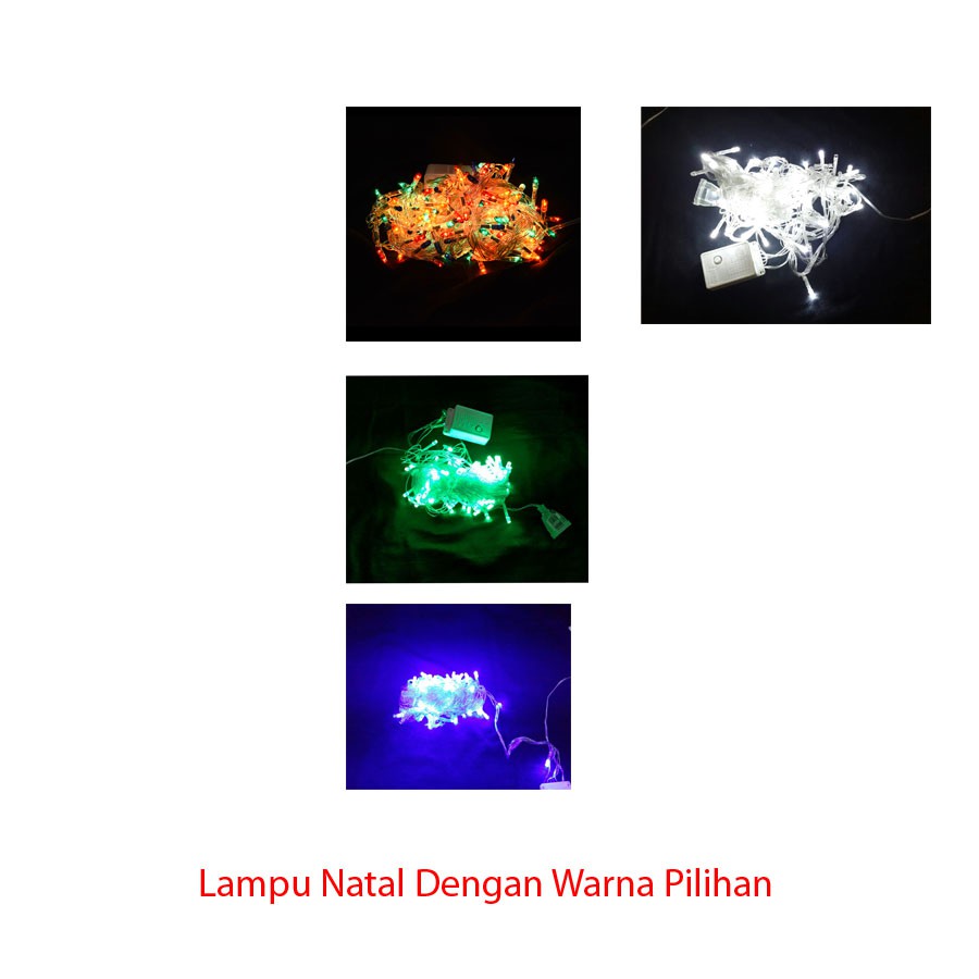 Lampu Natal 100 led