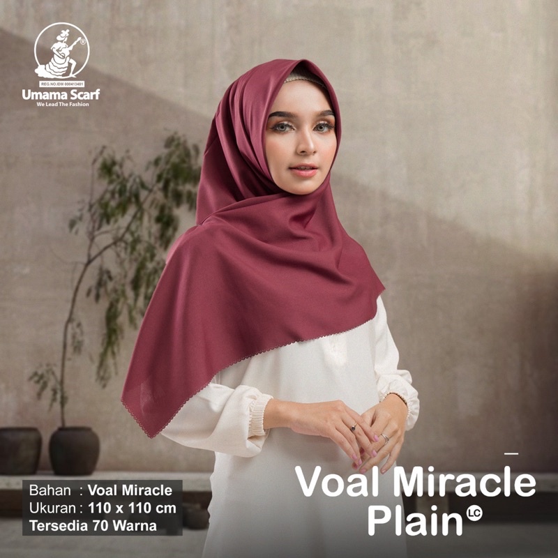 [PART 2] HIJAB SEGIEMPAT TERMURAH VOAL MIRACLE PLAIN UMAMA