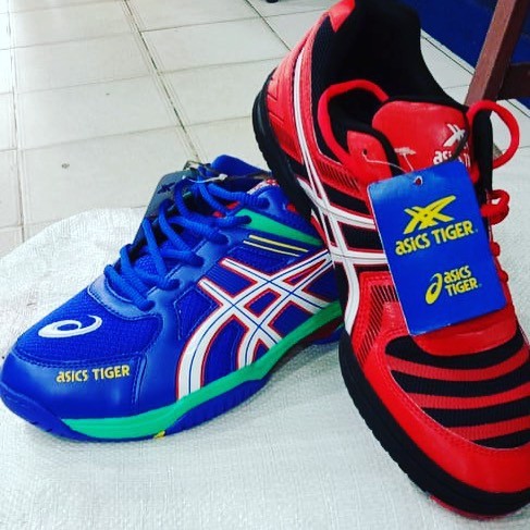 Sepatu Badminton/Voli/Tenis Meja Asics Tiger