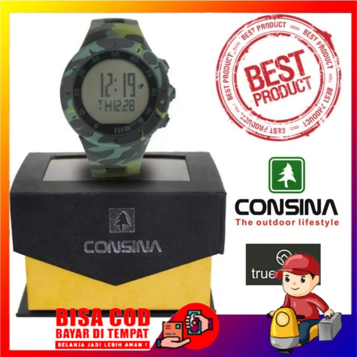 ♥️BISA COD♥️ Jam Tangan Consina WH 2821 Outdoor - Biru Army