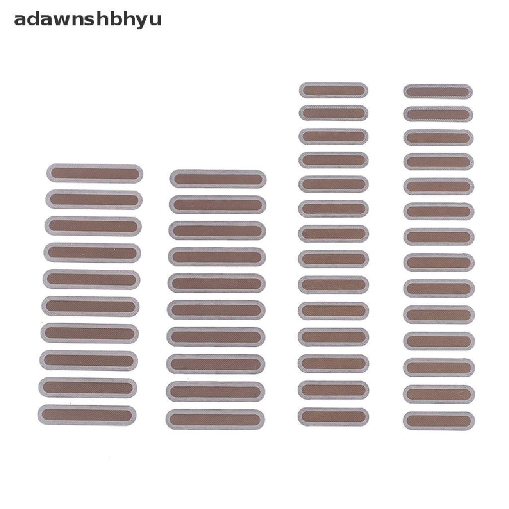 Adawnshbhyu 24Pcs Speaker Ponsel Universal Tahan Debu Stiker Lubang Suara Handset Net