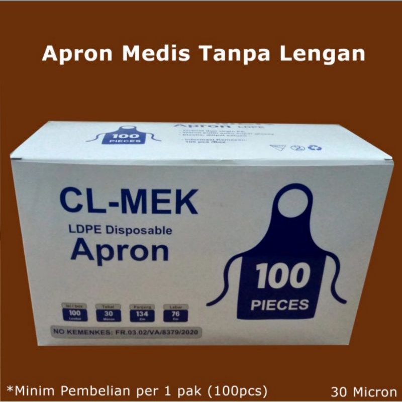 apron plastik medis